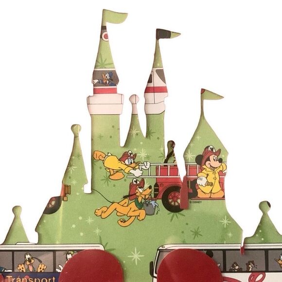 New Disney Castle Framed Silouette Mickey Minnie Goofy Americana - Picture 7 of 11